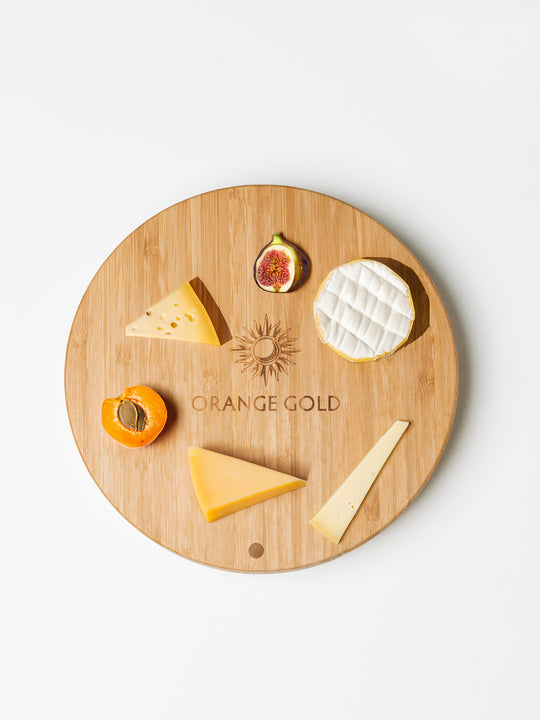 Plateau de fromage et Orange Gold