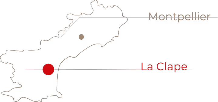 Location of Château L'Hospitalet