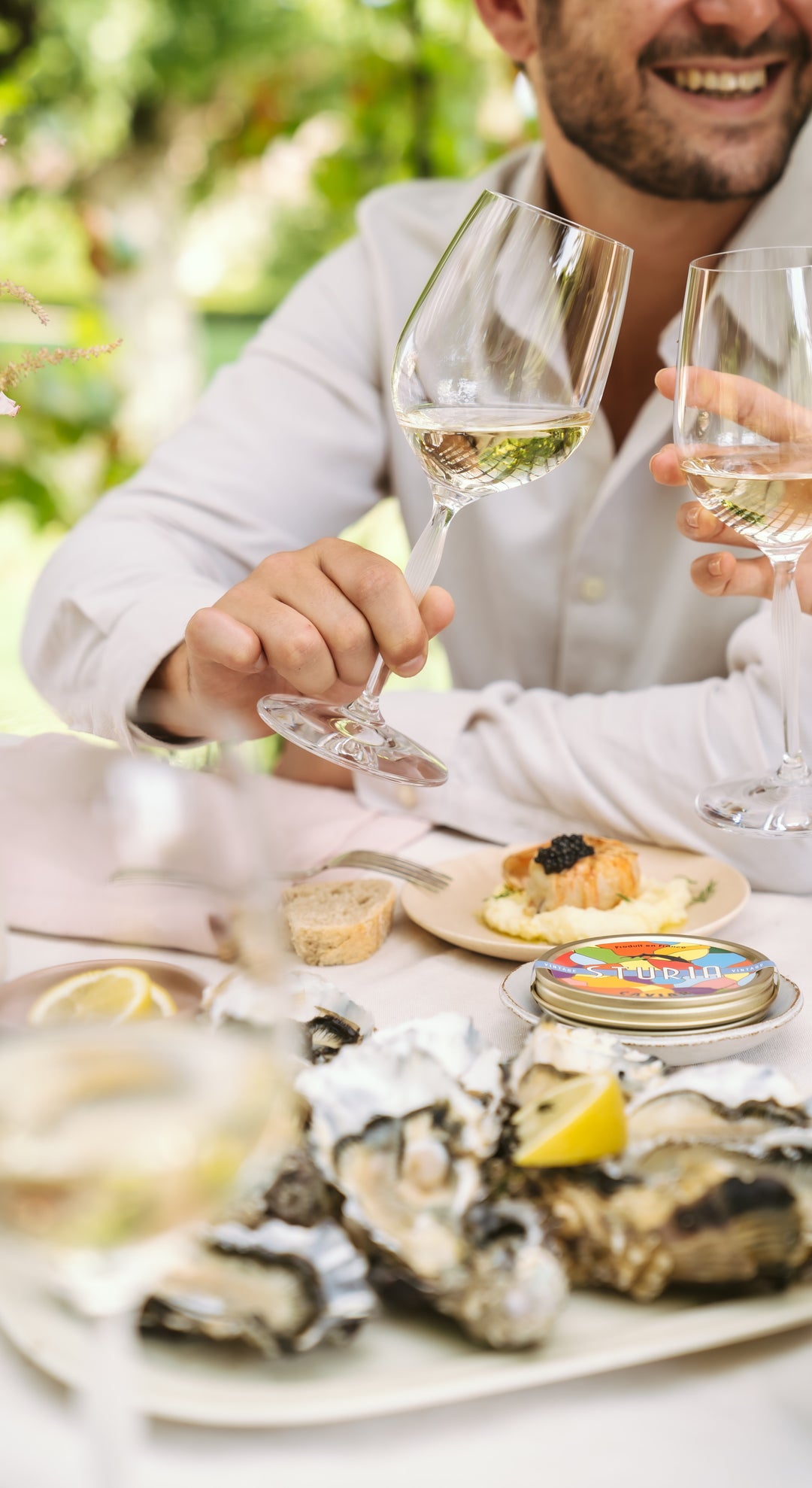 Clos du temps et le Caviar Sturia
L'Art de Vivre