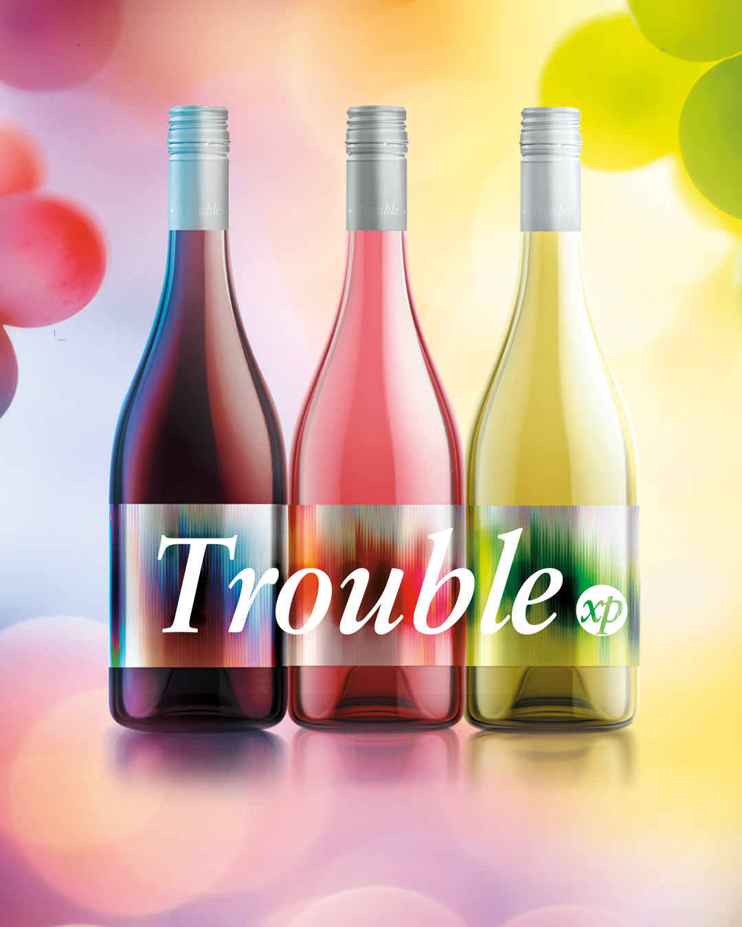 Trouble XP-Paket: Weiß, Rot und Rosé